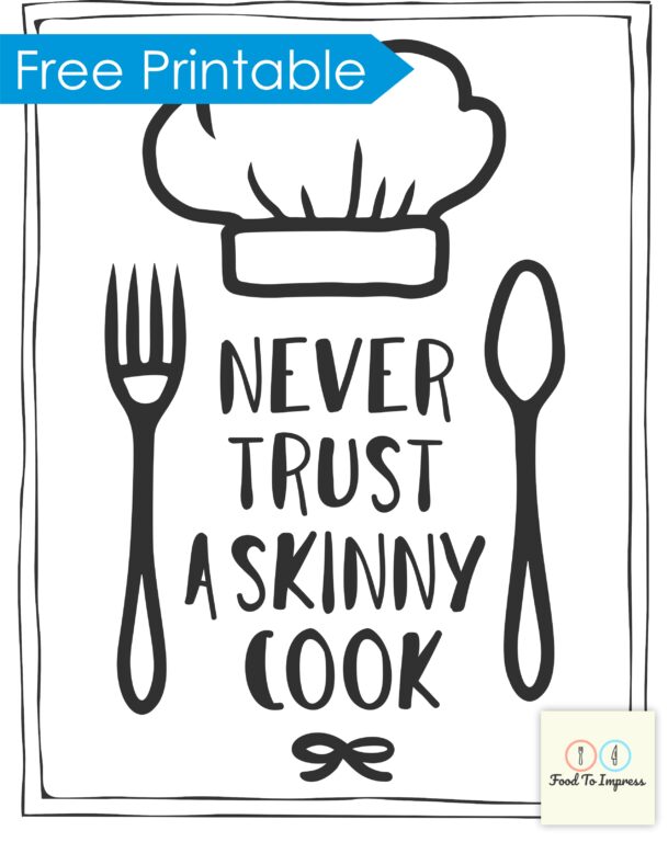 Printable Kitchen Quotes FREE PDF Food To Impress