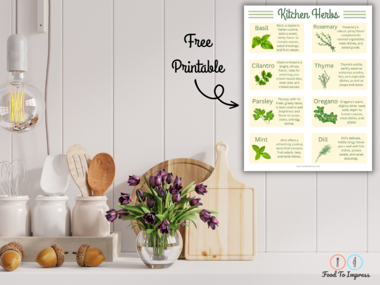 Kitchen Herb Printable 750x563 
